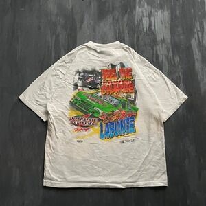 Vintage Bobby Labonte NASCAR Racing Shirt Mens Large White 2000 Chase Authentics